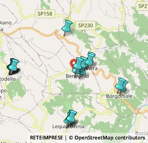Mappa SP 106, 12050 Benevello CN (2.2945)