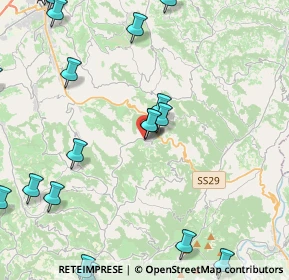 Mappa SP 106, 12050 Benevello CN (6.121)