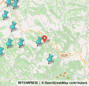 Mappa SP 106, 12050 Benevello CN (6.78727)