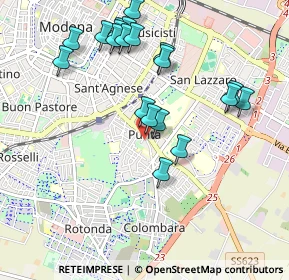 Mappa Via Vaciglio Nord, 41125 Modena MO, Italia (1.0195)