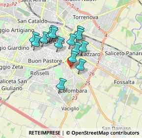 Mappa Via Vaciglio Nord, 41125 Modena MO, Italia (1.422)