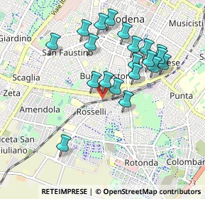 Mappa Via Verona, 41125 Modena MO, Italia (0.914)