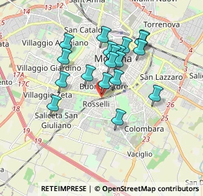 Mappa Via Verona, 41125 Modena MO, Italia (1.51632)