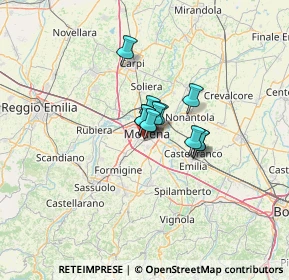 Mappa Via Verona, 41125 Modena MO, Italia (6.37909)