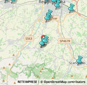Mappa Via Cà Rossa, 42020 Albinea RE, Italia (6.10647)