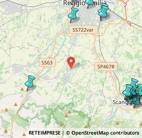 Mappa Via Cà Rossa, 42020 Albinea RE, Italia (7.2425)