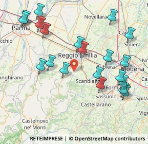 Mappa Via Cà Rossa, 42020 Albinea RE, Italia (18.535)
