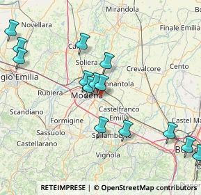 Mappa Via della Tecnica, 41122 Modena MO, Italia (17.82929)