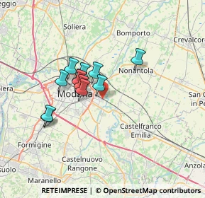 Mappa Via della Tecnica, 41122 Modena MO, Italia (5.2625)