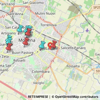 Mappa Emilia Est, 41122 Modena MO, Italia (2.44545)