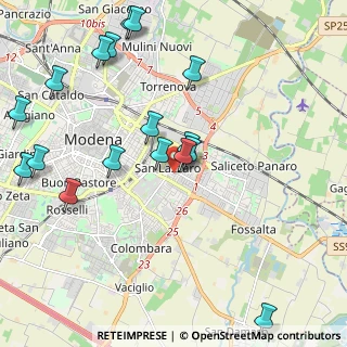Mappa Via Antonio Vivaldi, 41122 Modena MO, Italia (2.47294)