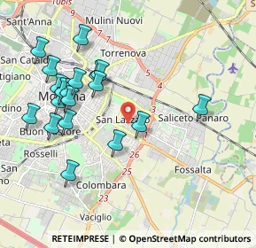 Mappa Via Ettore Orlandi, 41122 Modena MO, Italia (2.11)