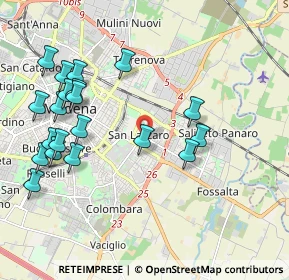 Mappa Emilia Est, 41122 Modena MO, Italia (2.274)