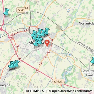 Mappa Via Antonio Vivaldi, 41122 Modena MO, Italia (4.81929)