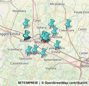 Mappa Emilia Est, 41122 Modena MO, Italia (10.16063)