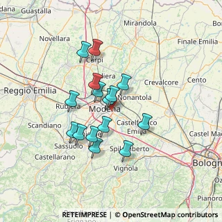 Mappa Via Ettore Orlandi, 41122 Modena MO, Italia (11.28533)