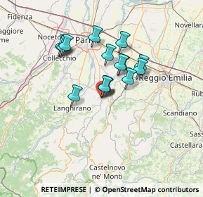 Mappa P.za Fanfulla, 43029 Traversetolo PR, Italia (10.80813)