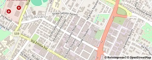 Mappa Modena