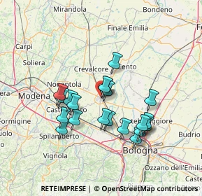 Mappa Via Pellegrini, 40017 San Giovanni In Persiceto BO, Italia (12.362)
