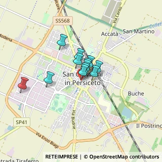 Mappa Via Pellegrini, 40017 San Giovanni In Persiceto BO, Italia (0.48583)