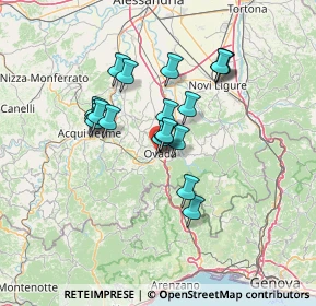 Mappa Via Dania Andrea, 15076 Ovada AL, Italia (10.87737)