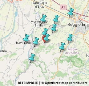 Mappa Via Caduti della Libertà, 42020 Quattro Castella RE, Italia (6.11)