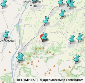 Mappa Via Caduti della Libertà, 42020 Quattro Castella RE, Italia (6.14389)