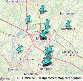 Mappa Via Francesco Guicciardini, 41124 Modena MO, Italia (7.6815)