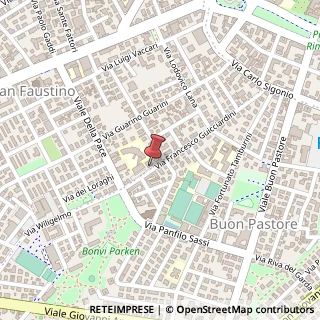 Mappa Via Francesco Guicciardini, 78, 41124 Modena, Modena (Emilia Romagna)