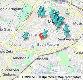 Mappa Via Francesco Guicciardini, 41124 Modena MO, Italia (0.9845)
