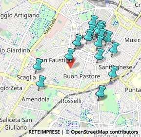 Mappa Via Francesco Guicciardini, 41124 Modena MO, Italia (0.966)