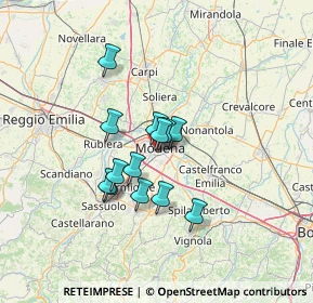 Mappa Via Francesco Guicciardini, 41124 Modena MO, Italia (9.84846)