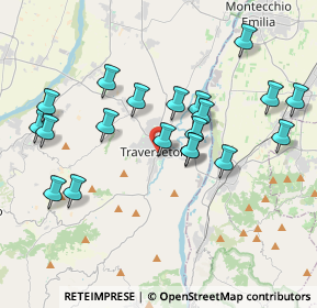 Mappa Viale Toscanini, 43029 Traversetolo PR, Italia (3.845)