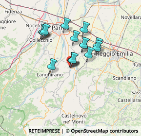 Mappa Viale Toscanini, 43029 Traversetolo PR, Italia (10.81375)