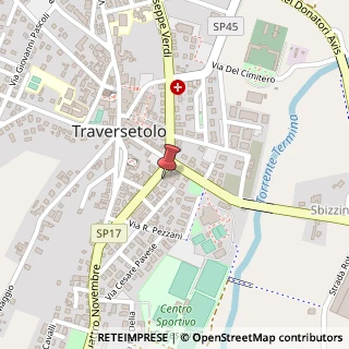Mappa Viale Toscanini, n°21, 43029 Traversetolo, Parma (Emilia Romagna)