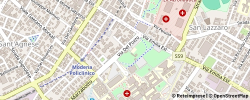 Mappa Modena
