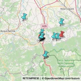 Mappa Via G. D. Buffa, 15076 Ovada AL, Italia (4.37286)