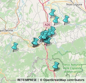 Mappa Via G. D. Buffa, 15076 Ovada AL, Italia (4.447)