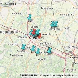 Mappa Via Tecnica, 41122 Modena MO, Italia (11.45643)