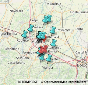 Mappa Via Tecnica, 41122 Modena MO, Italia (8.5495)