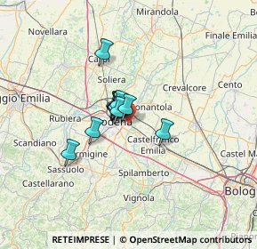 Mappa Via Tecnica, 41122 Modena MO, Italia (6.85692)