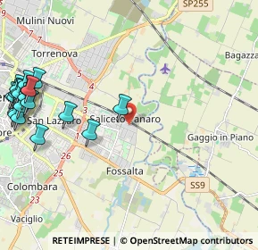 Mappa Via Tecnica, 41122 Modena MO, Italia (3.082)