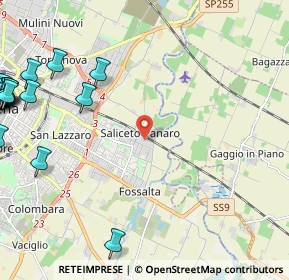 Mappa Via Tecnica, 41122 Modena MO, Italia (3.6545)