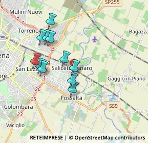 Mappa Via Tecnica, 41122 Modena MO, Italia (1.63636)