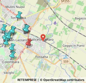 Mappa Via Tecnica, 41122 Modena MO, Italia (2.87143)