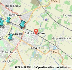 Mappa Via Tecnica, 41122 Modena MO, Italia (3.74231)
