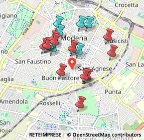 Mappa Via Antonio Peretti, 41124 Modena MO, Italia (0.7775)