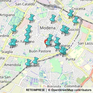 Mappa Via Antonio Peretti, 41124 Modena MO, Italia (1.0465)