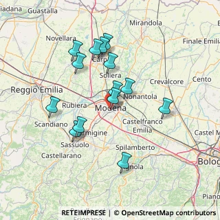 Mappa Via Antonio Peretti, 41124 Modena MO, Italia (13.63071)
