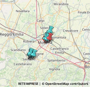 Mappa Via Antonio Peretti, 41124 Modena MO, Italia (8.08385)